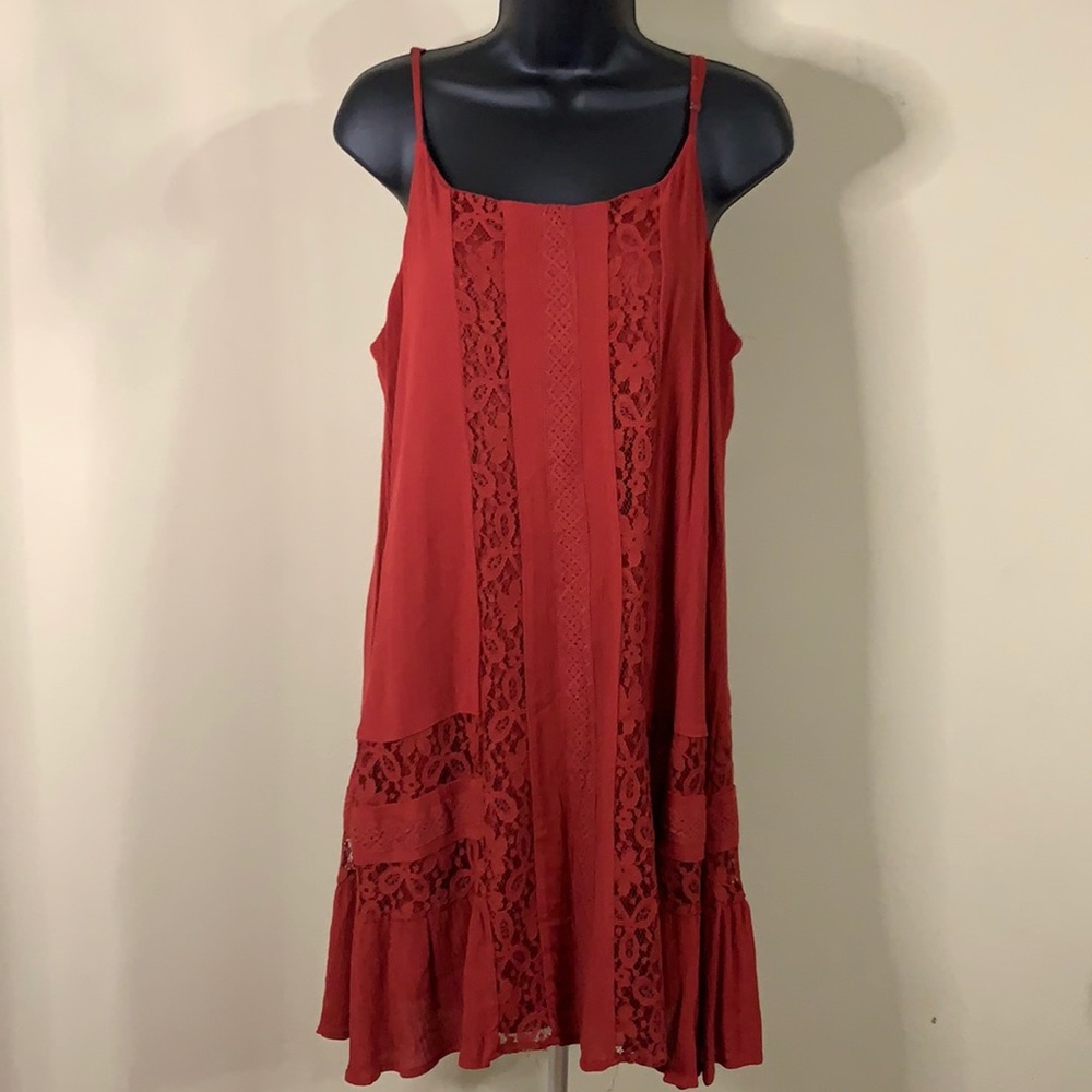 Jolt, XL, Burnt Orange Dress